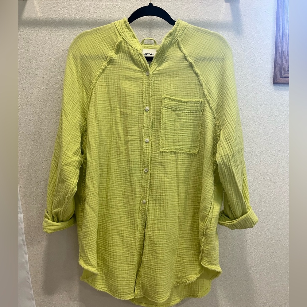 Green aerie swim coverup!!